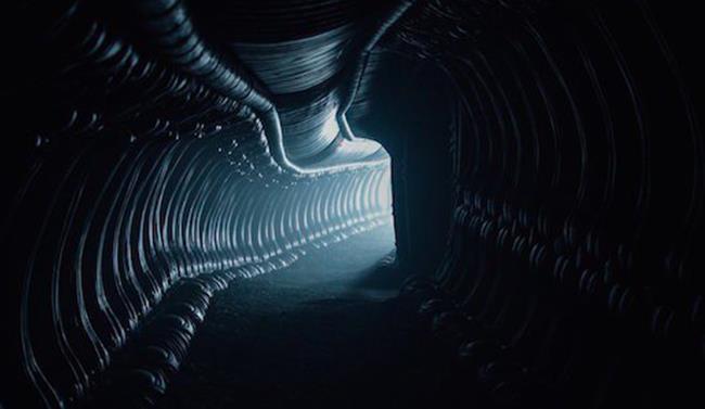Alien: Covenant, nuove foto Corridoio nel set di Alien: Covenant