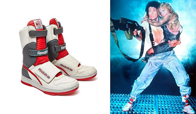 Reebok venderà un modello di scarpe indossate da Ripley nel film Alien Le scarpe di Reebok e Ripley nel film Alien