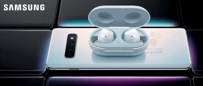 Un leak svela in anteprima i nuovi auricolari wireless Galaxy Buds di Samsung Immagine stampa dei nuovi Galaxy Buds di Samsung