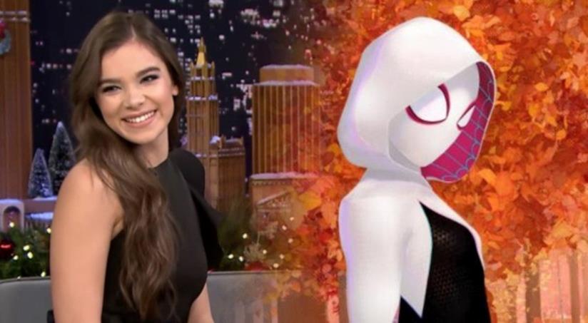Nei piani di Sony ci sarebbe un film live-action su Spider-Gwen: Hailee Steinfeld ancora protagonista? Hailee Steinfeld (sinistra) e Spider-Gwen (destra)
