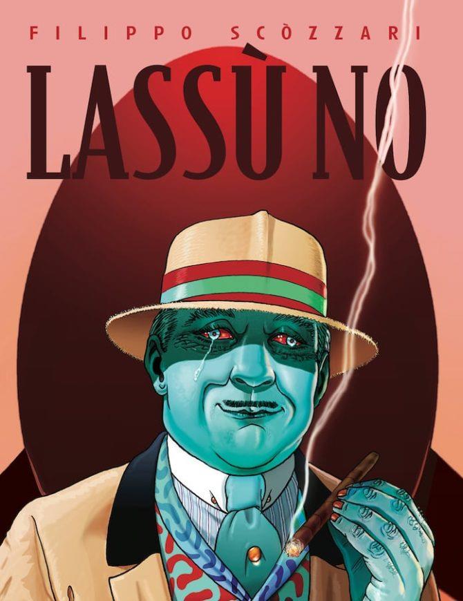 Lassù no La copertina di Lassù no