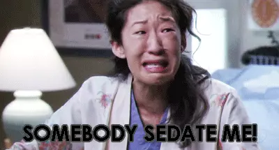 Cristina Yang disperata Cristina Yang interpretata da Sandra Oh