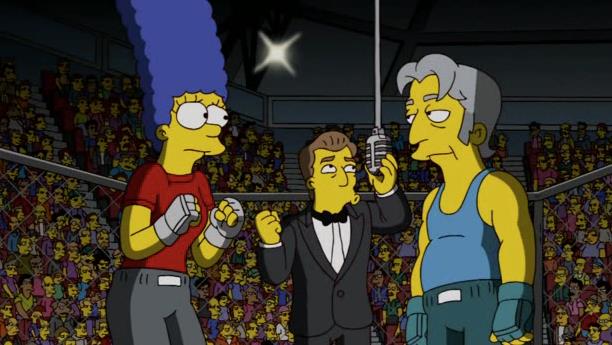 I Simpson: quella volta in cui tutta la famiglia si gettò nell'ottagono Marge Simpson dentro l'ottagono delle MMA