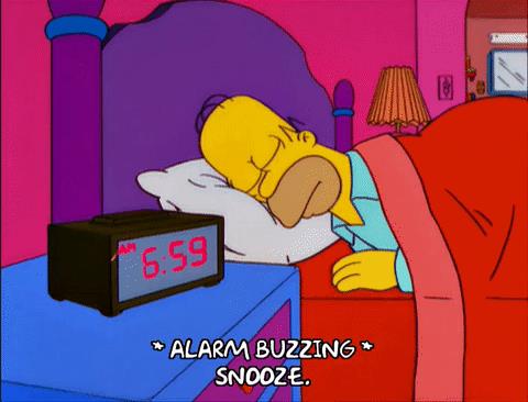 Gif di Homer Simpson Gif di Homer Simpson mentre dorme