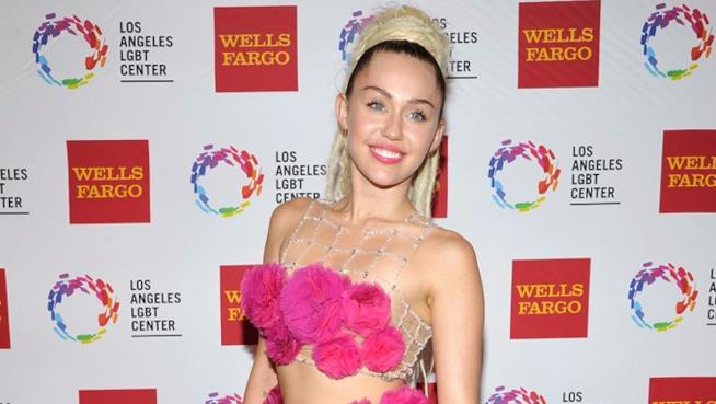Miley Cyrus non vuole più sfilare sul red carpet perché non è rispettoso verso chi muore di fame Miley Cyrus a un evento del Los Angeles LGBT Center