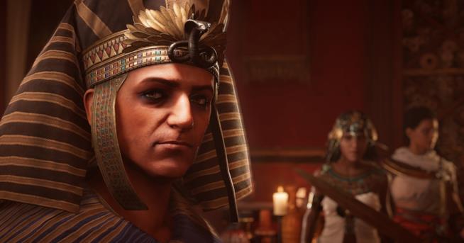 Assassin's Creed Origins, il nuovo trailer di gameplay dalla Gamescom 2017 Un primo piano di Tolomeo XIII in Assassin's Creed Origins