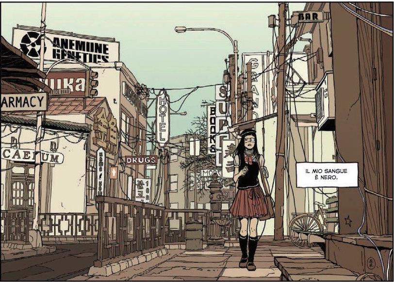Heartbeat, una location orientale Vignetta del graphic novel HEartbeat