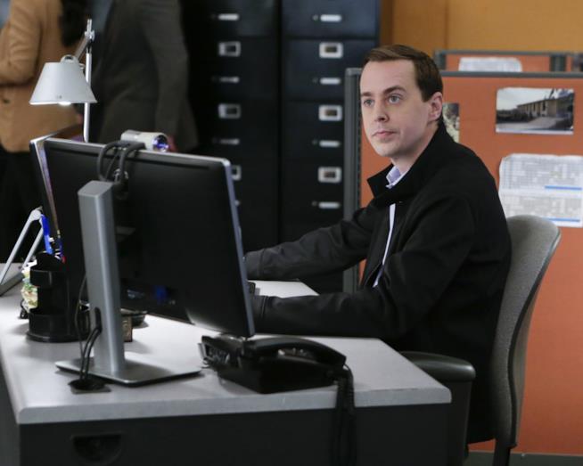 Sean Murray, interprete di Tim McGee in N.C.I.S. Tim McGee in una scena di N.C.I.S.