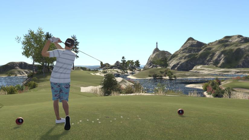 The Golf Club 2, primo trailer su PS4, Xbox One e PC Un giocatore di The Golf Club 2 sul campo