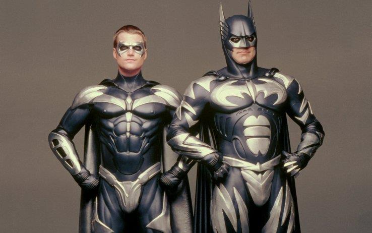 Chris O'Donnell e George Clooney I protagonisti di Batman&Robin