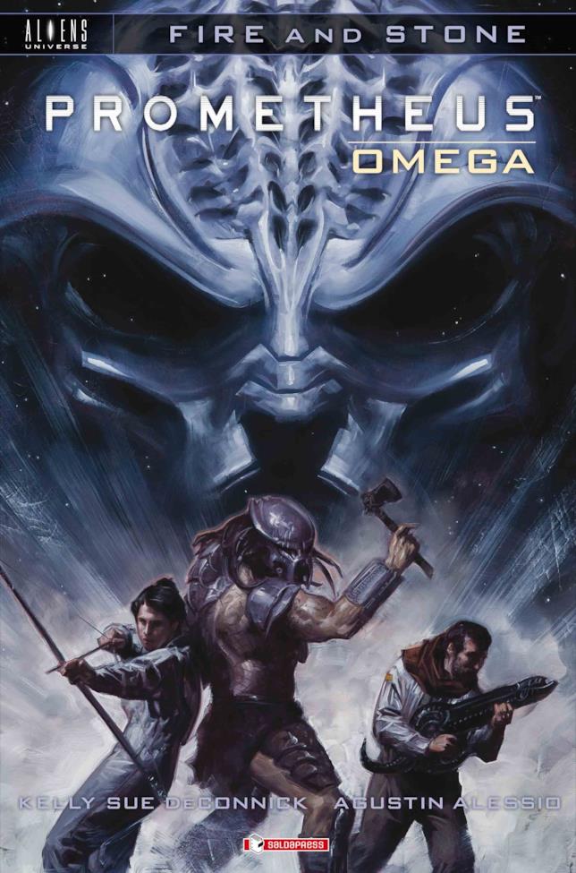 Prometheus Omega, la cover del fumetto Cover di Prometheus Omega