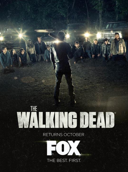 Il nuovo poster di The Walking Dead 7 per il San Diego Comic-Con 2016 Gli undici protagonisti e Negan nel poster di The Walking Dead season 7