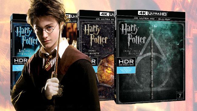 La saga di Harry Potter arriva in 4K nel 2017 I cofanetti dei primi film di Harry Potter in 4K in arrivo nel 2017