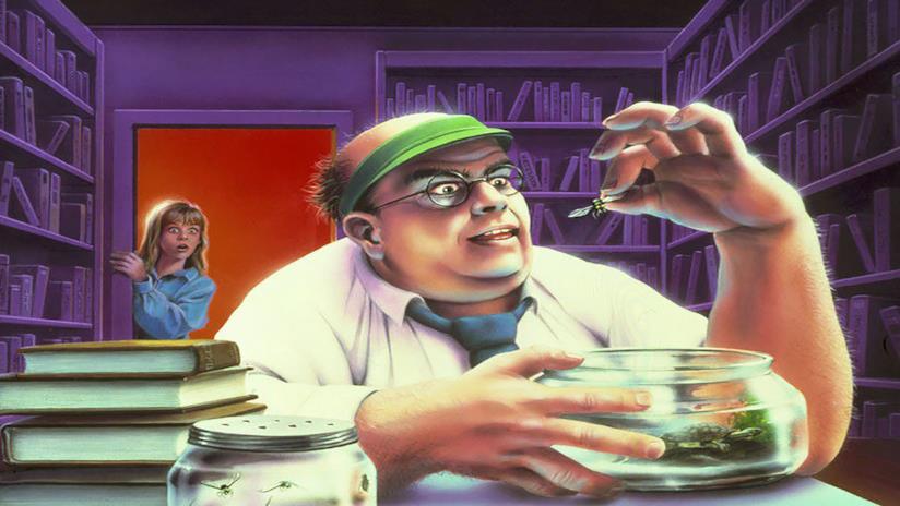 R.L. Stine cambiò il libro di Piccoli Brividi perché troppo macabro Immagine tratta dalla copertina di Al mostro! Al mostro!