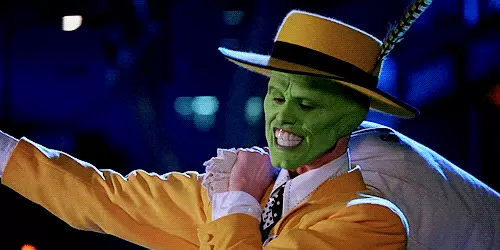 The Mask Una scena di The Mask con Jim Carrey