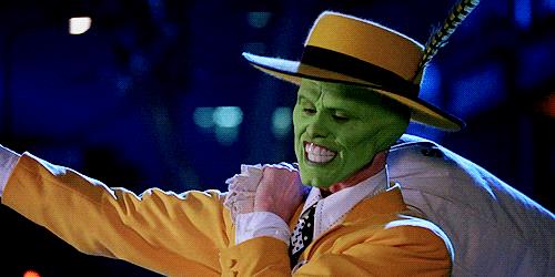 The Mask Una scena di The Mask con Jim Carrey