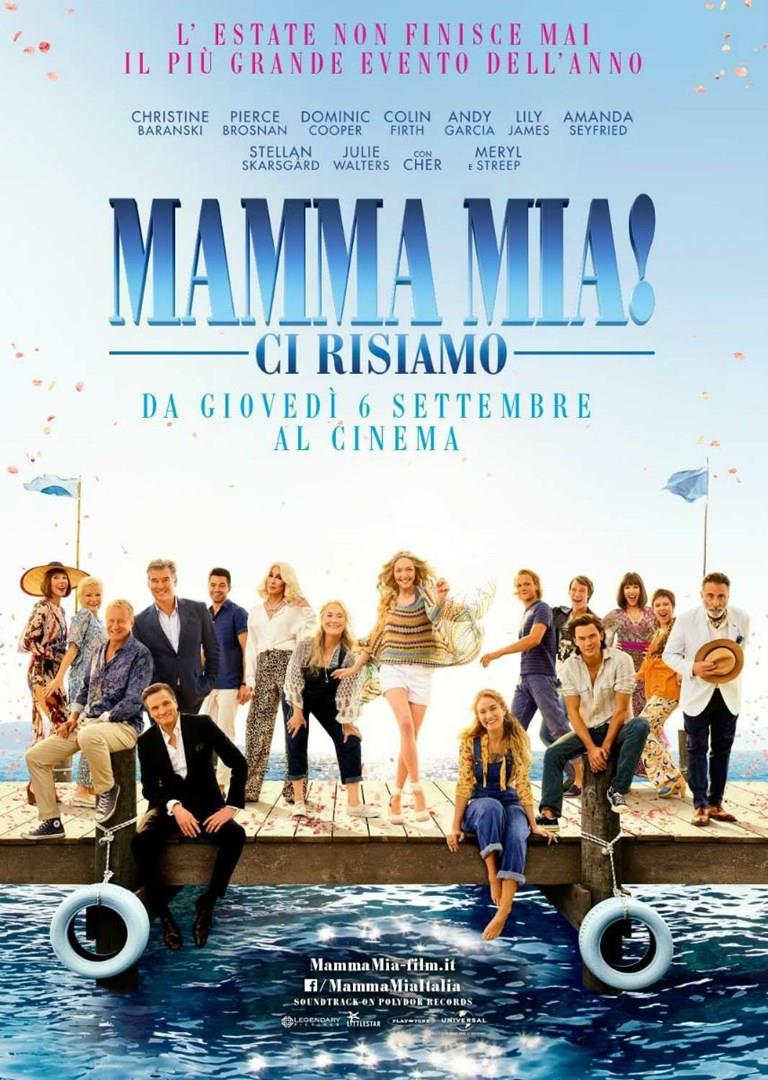 Mamma Mia! Ci risiamo, dal 6 settembre al cinema Poster italiano di Mamma Mia! Ci risiamo