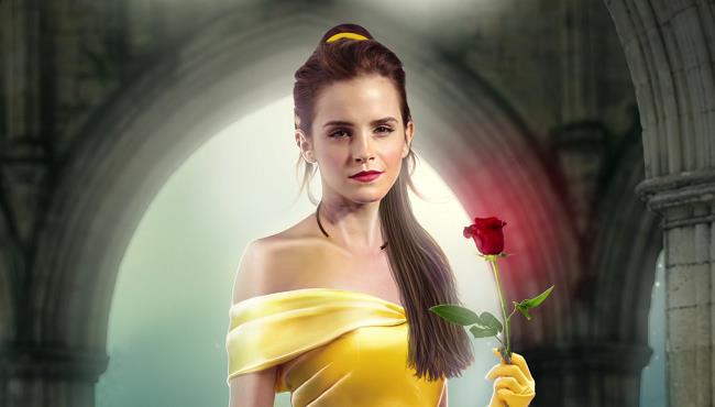 Il trailer di La Bella e La Bestia batte tutti i record Emma Watson nella locandina di La Bella e La Bestis