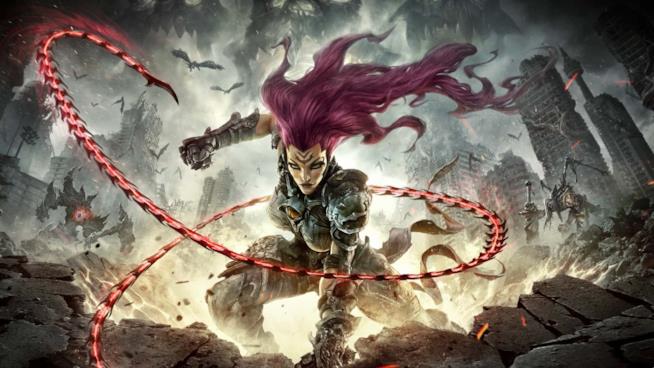 Un diario degli sviluppatori per Darksiders 3 Furia posa sulla cover ufficiale di Darksiders 3