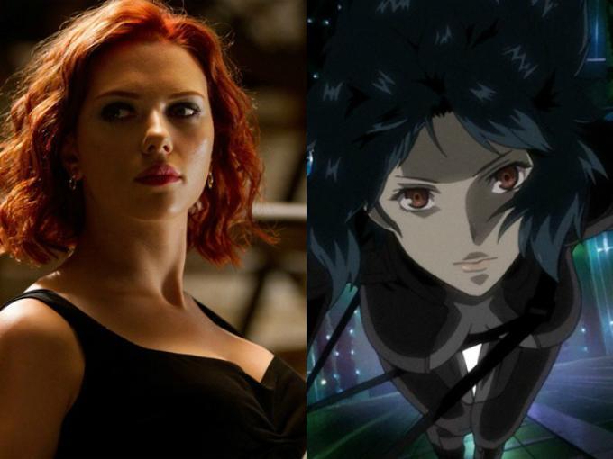 Ghost in the Shell - Il Maggiore Scarlett Johansson e il Maggiore in un collage