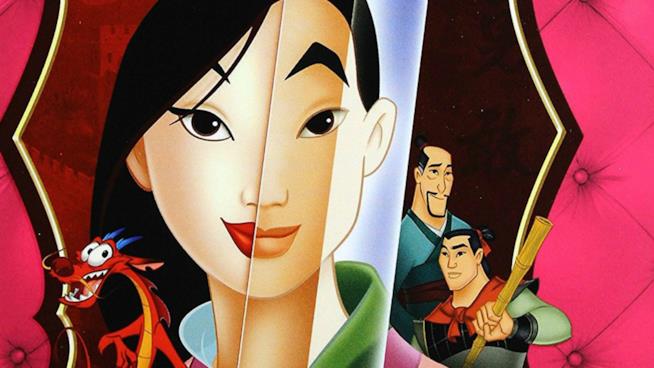 Mulan nel classico Disney Mulan nella copertina del cartone animato