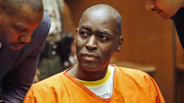 Michael Jace durante il processo Michael Jace al processo
