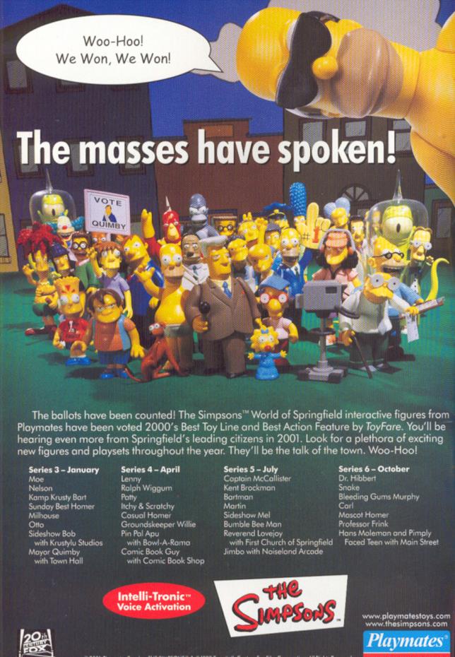 Simpson Playmates action figures Le action figures Playmates dalla serie I Simpson