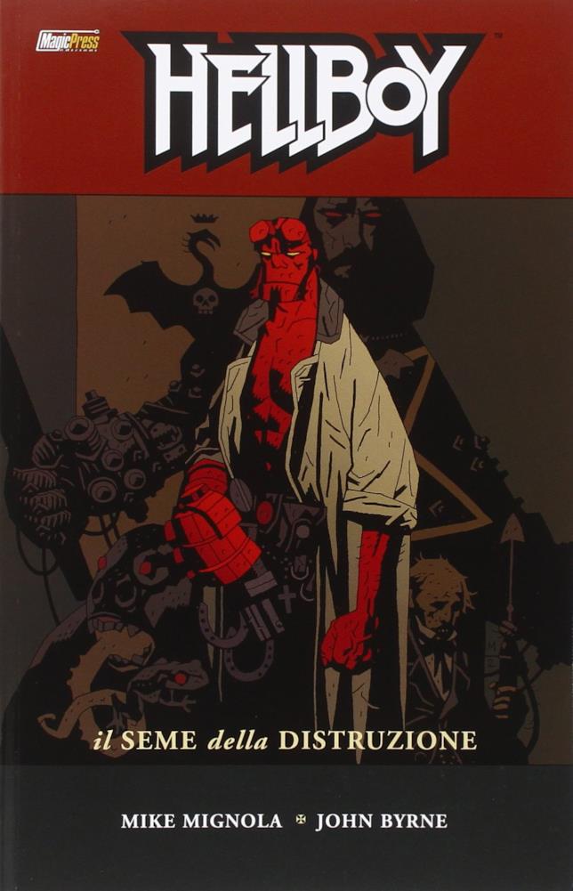 Hellboy: Il Seme della Distruzione Hellboy nella cover de Il Seme della Distruzione