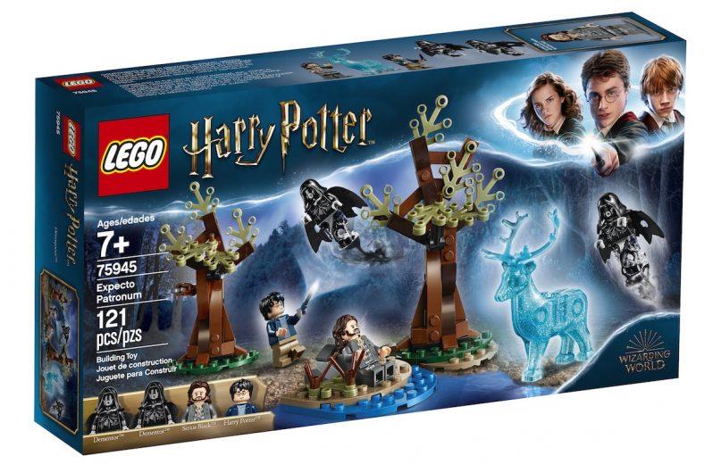 Box del set Expecto Patronum La scatola del nuovo set LEGO Expecto Patronum