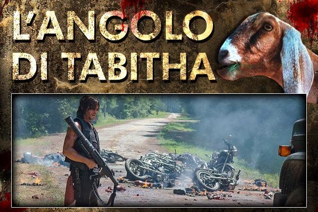 Tabitha la capra commenta la mid-season premiere di The Walking Dead 6 Tabitha commenta "Nessuna via d'uscita"