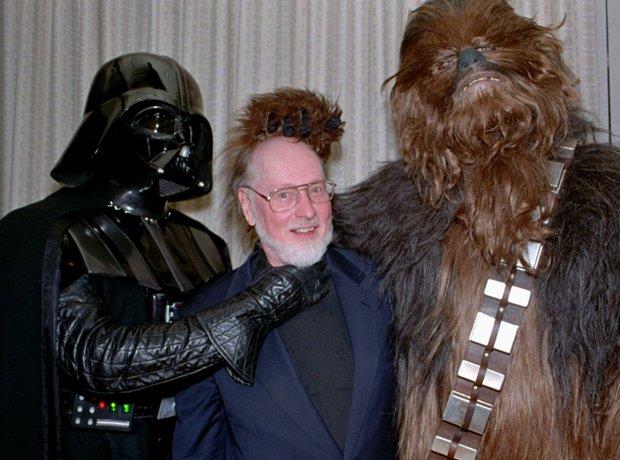 John Williams non ha mai visto i film di Star Wars John Williams con Dart Vader e Chewbecca