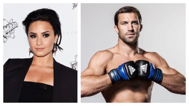 Demi Lovato esce con Luke Rockhold Primo piano di Demi Lovato e Luke Rockhold