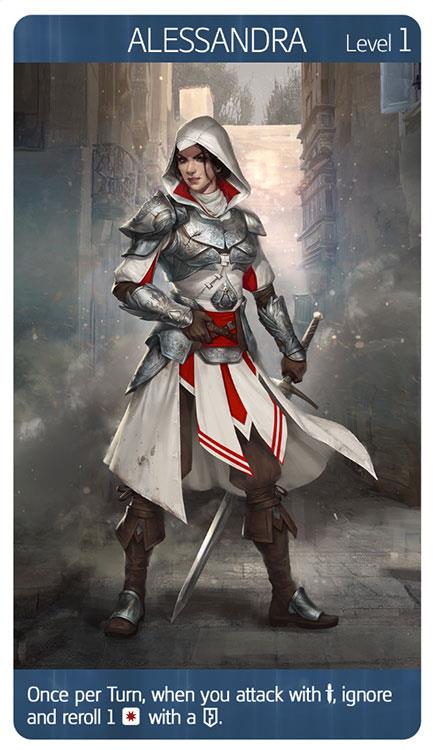 La carta di Alexandra in Assassin’s Creed: Brotherhood of Venice Alexandra, protagonista di Assassin’s Creed: Brotherhood of Venice