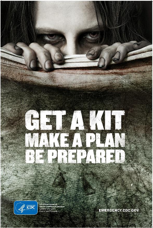 Il poster del CDC Il poster del CDC sugli zombie