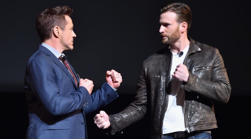 Robert Downey Jr. e Chris Evans pronti allo scontro Robert Downey Jr. e Chris Evans sono pronti a far scontrare ancora i loro personaggi