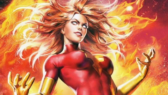 La Fenice Nera in una suggestiva immagine La Fenice Nera si prepara a mostrare tutto il suo potere nel nuovo film dedicato ai mutanti Marvel