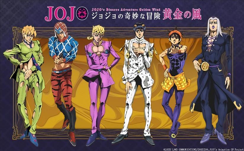 Jojo Vento Aureo svelato il nuovo anime Jojo personaggi quinta serie