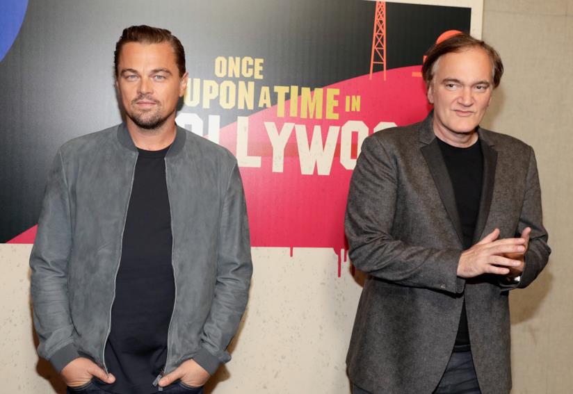 Leonardo DiCaprio e Quentin Tarantino in Once Upon a Time in Hollywood Leonardo DiCaprio e Quentin Tarantino