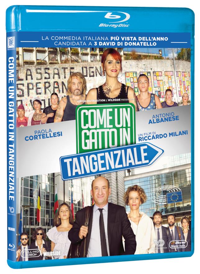 Come un gatto in tangenziale, il Blu-ray del film In Blu-ray la commedia Come un gatto in tangenziale