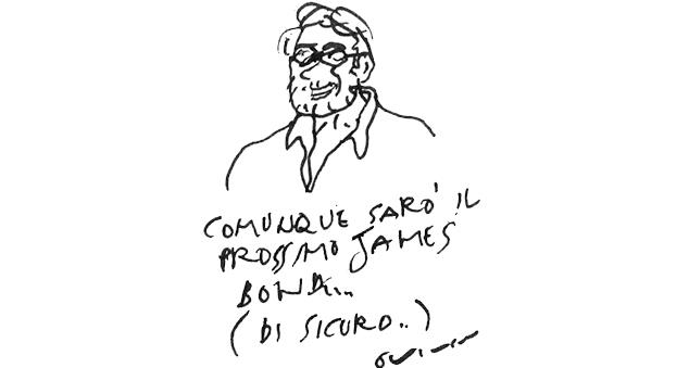 L'ultima vignetta disegnata da Vincino per IL Foglio L'ultima vignetta di Vincino per Il Foglio