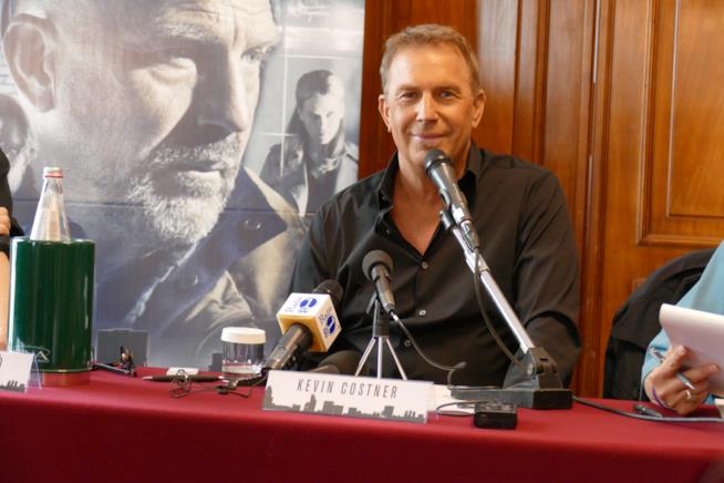 Kevin Costner a Roma per la presentazione di Criminal Roma: Kevin Costner presenta Criminal