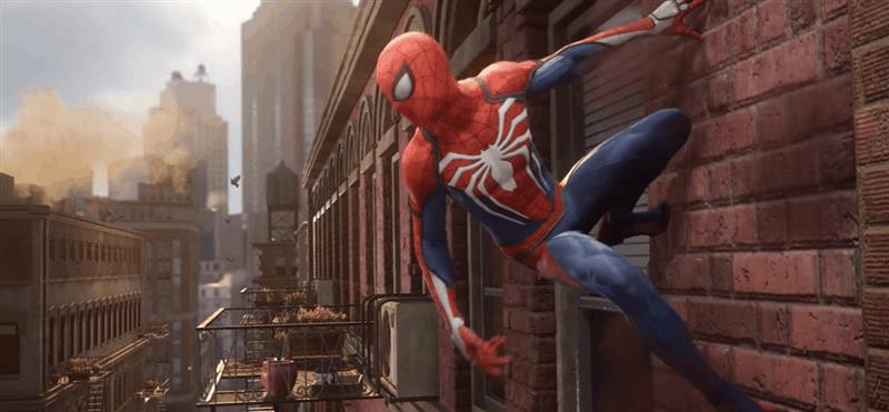 Il videogioco dI Spider-Man per PlayStation 4 si mostra in azione Spider-Man in azione nel videogioco per PlayStation 4