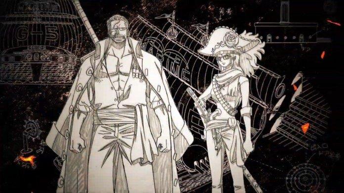 One Piece Stampede Smoker e Tashigi Smoker e Tashigi film