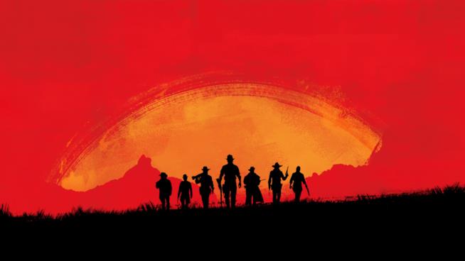Red Dead Redemption 2 uscirà il 2 ottobre 2017? I protagonisti di Red Dead Redemption 2 al tramonto