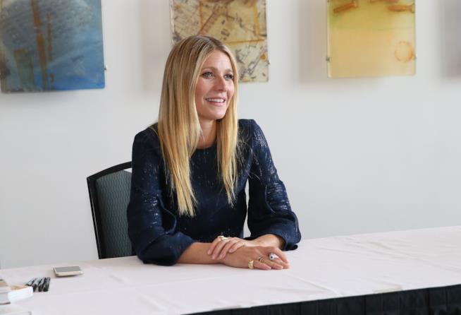 Gwyneth Paltrow si fa pungere dalle api Primo piano di Gwyneth Paltrow