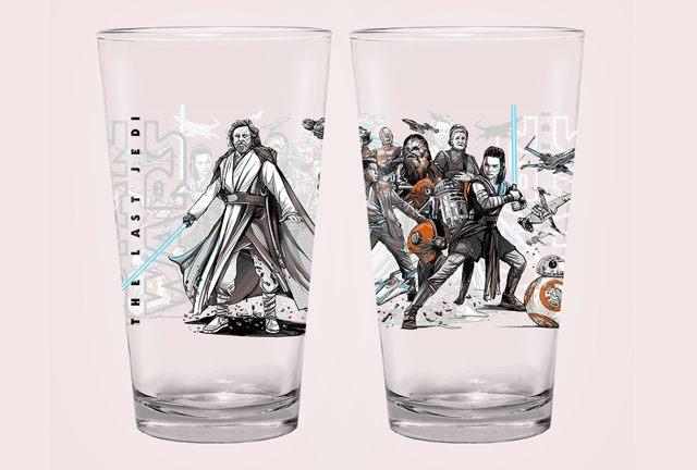 Luke Skywalker impugna una spada laser nel nuovo merchandise I nuovi bicchieri di Star Wars tradiscono uno spoiler