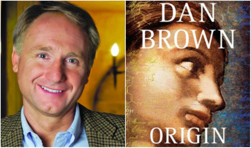 Esce Origin, il nuovo romanzo di Dan Brown Dan Brown in un collage con Origin