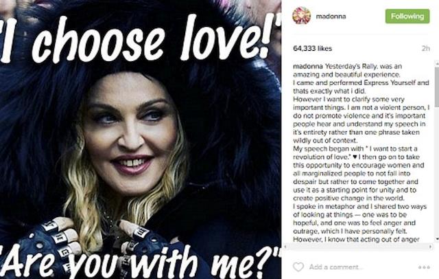 Madonna si difende dalle critiche di Cindy Lauper Il post su Instagram di Madonna