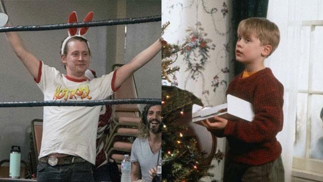 Macaulay Culkin è protagonista di un insolito incontro di wrestling Macaulay Culkin oggie in una scena di Mamma, Ho Perso l'Aereo