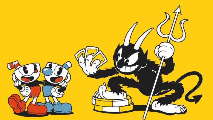 Cuphead su auto Tesla Copertina di Cuphead